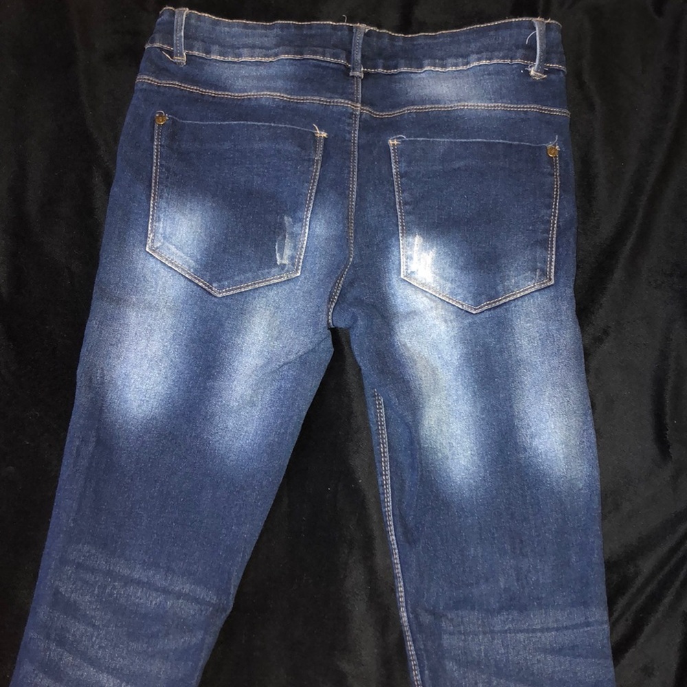 Skinny Jeans & Jean skirt